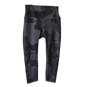Alo Yoga High-Waist Camo Vapor Leggings Gray Camo Size Small